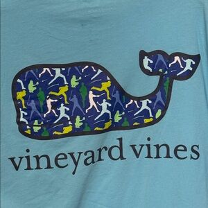 Vineyard Vines Baseball Whale Pocket T-Shirt ⚾🐋 Size M | EUC